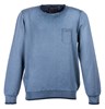 Zobrazit detail produktu - E_Modrý ala denim svetr, kulatý výstřih. Mode Monte Carlo Obrázek E_Modrý ala denim svetr, kulatý výstřih. Mode Monte Carlo