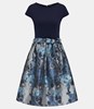 Obrázek Apart šaty s žakárovou sukní tm. modré