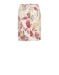 Obrázek Modee sukně, džínový střih, potisk trávy a květu
